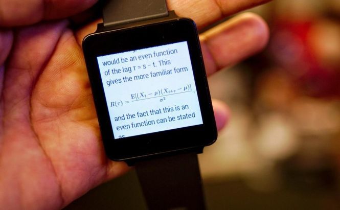 Wikipedia on Your Wrist