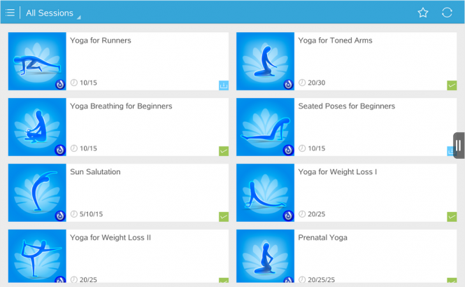 Daily Yoga Interface