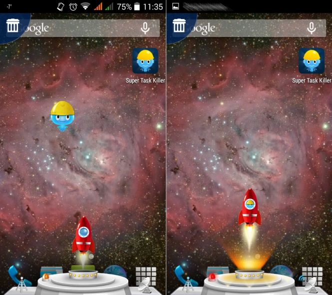 Super Task Killer Widget