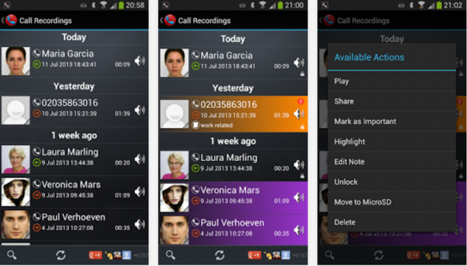 Galaxy Call Recorder