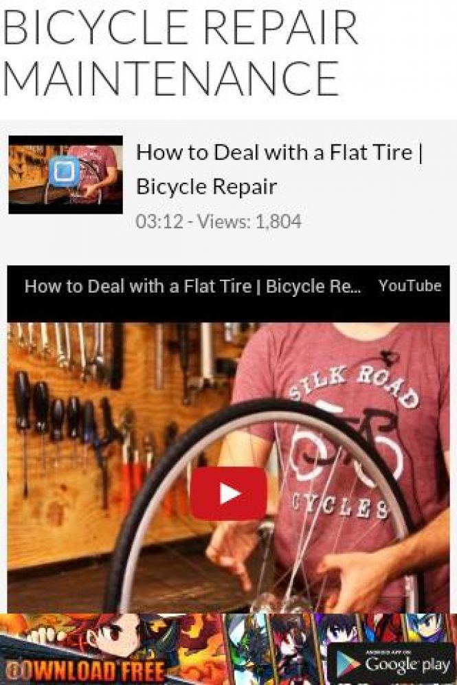 Bicycle Repair Maintenance