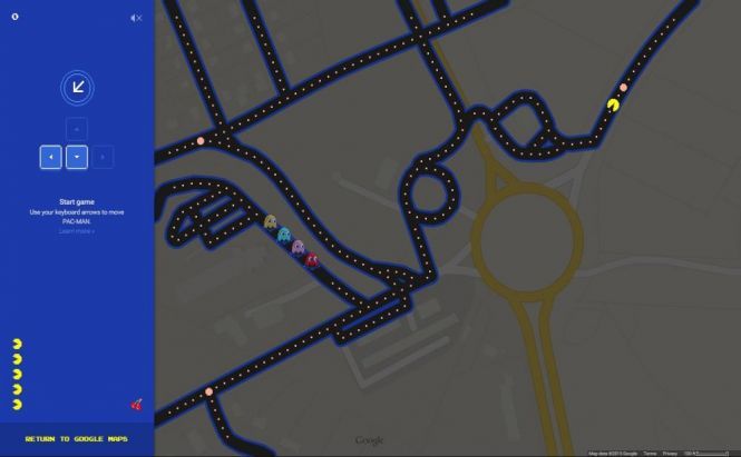 Google Offers To Play Pac-Man Through Your City