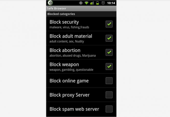 Safe Browser