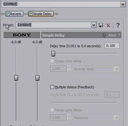 Plug-in chains take Audacity