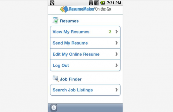 ResumeMaker On-the-Go