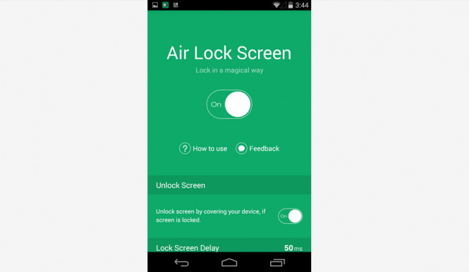 Air Lock Screen