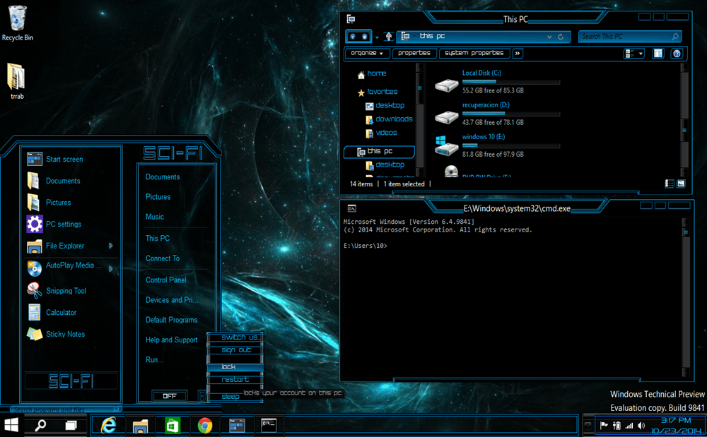 windows 7 theme sof riwnodws 10 deviantart