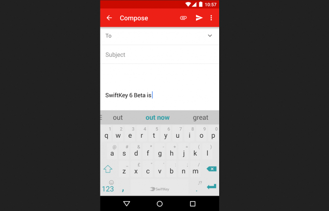 SwiftKey Beta - double predictions