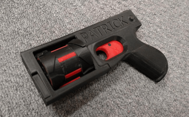 The first ever 3D-printed revolver: PM522 Washbear