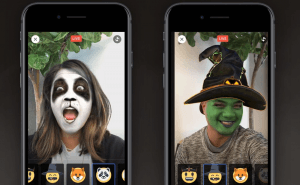 You can now use "Masks" on Facebook's Live videos