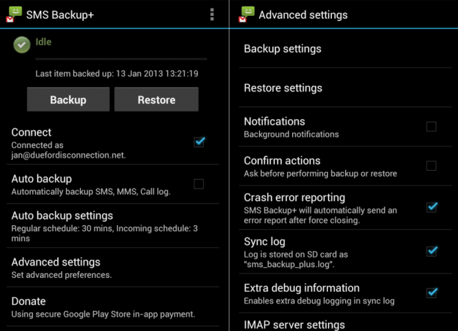 SMS Backup+