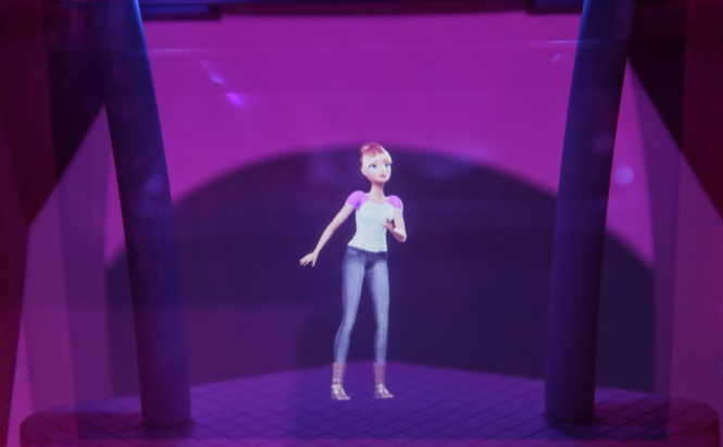 Barbie hologram