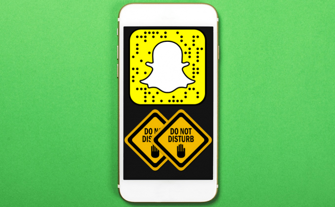 Snapchat's new design comes with a 'do not disturb' mode