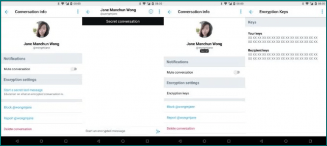 Secret Conversation feature