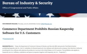 Kaspersky banned in the US: can you use it at home?